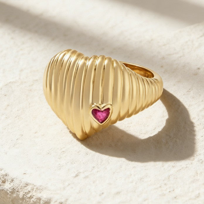 Celestial Heart Amulet Ring