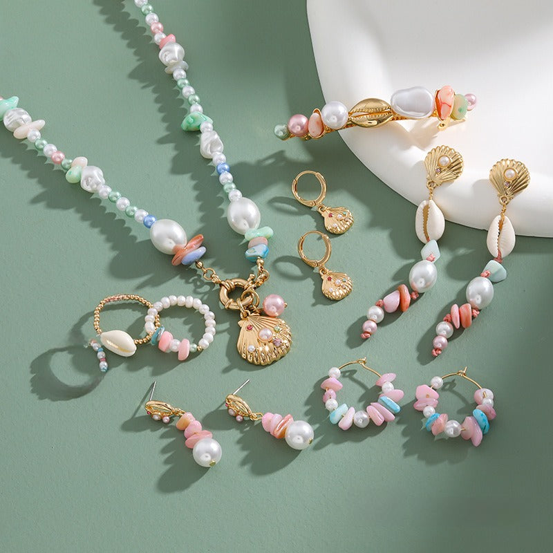 Hand-Forged Molten Mermaid | Original Artisanal Pearl & Shell Collection