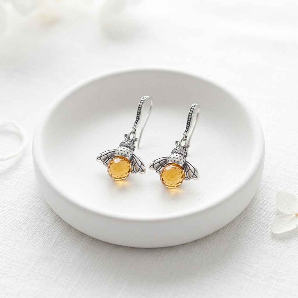 Honey Bee Earrings 🐝