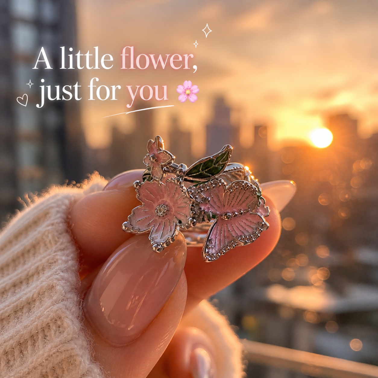 Blossom Hug Ring 🌸