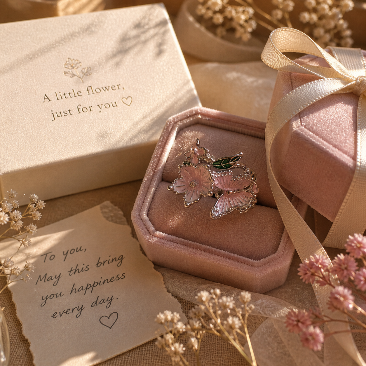 Blossom Hug Ring 🌸