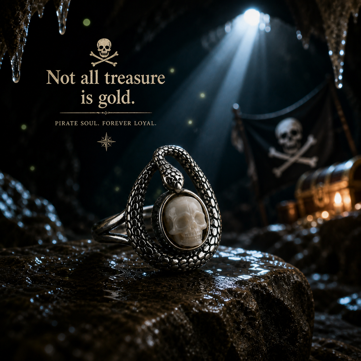 Pirate Skull Ring ☠️