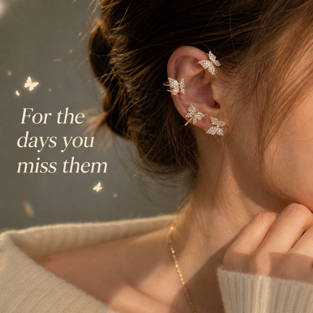 Butterfly Ear Cuff Set ✨