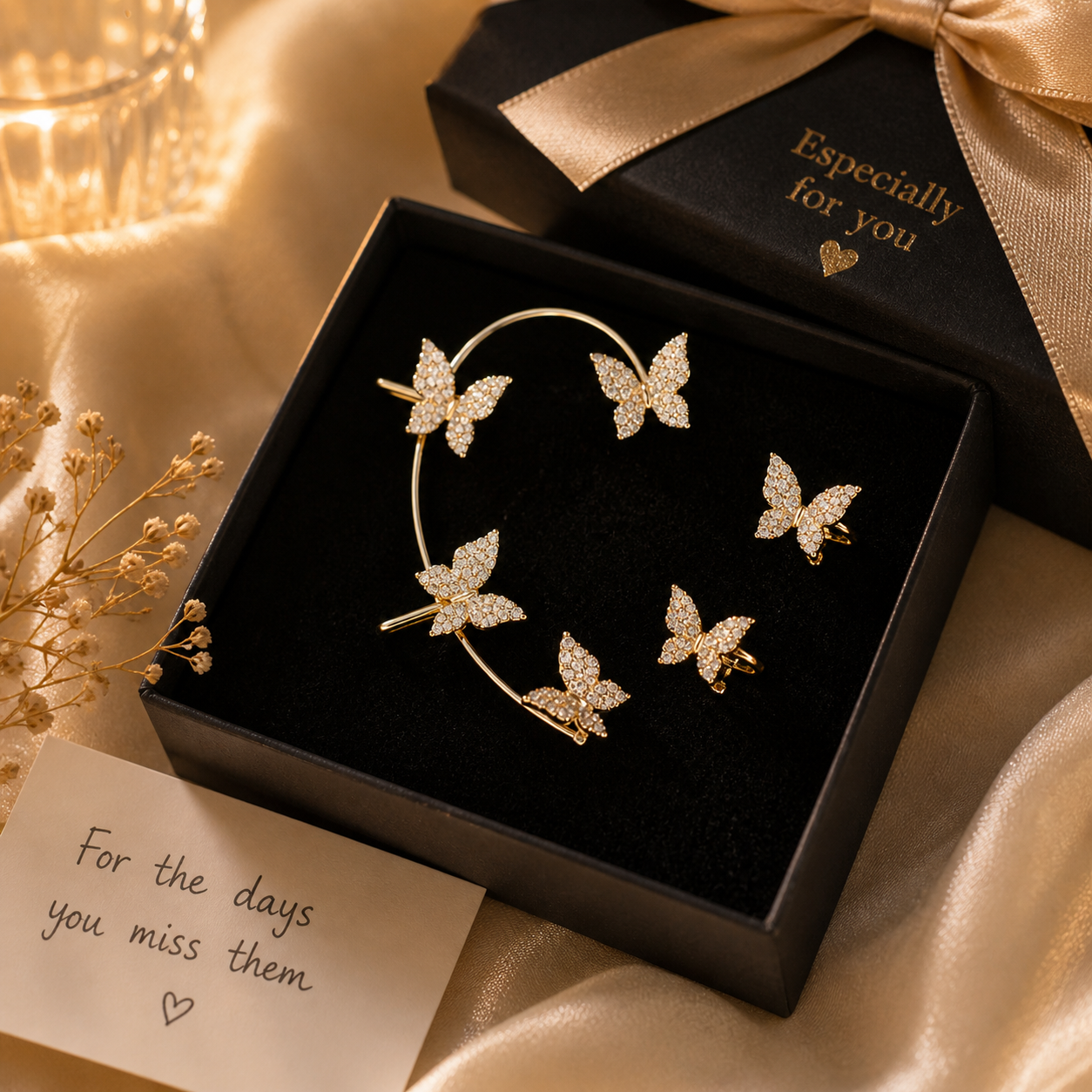 Butterfly Ear Cuff Set ✨