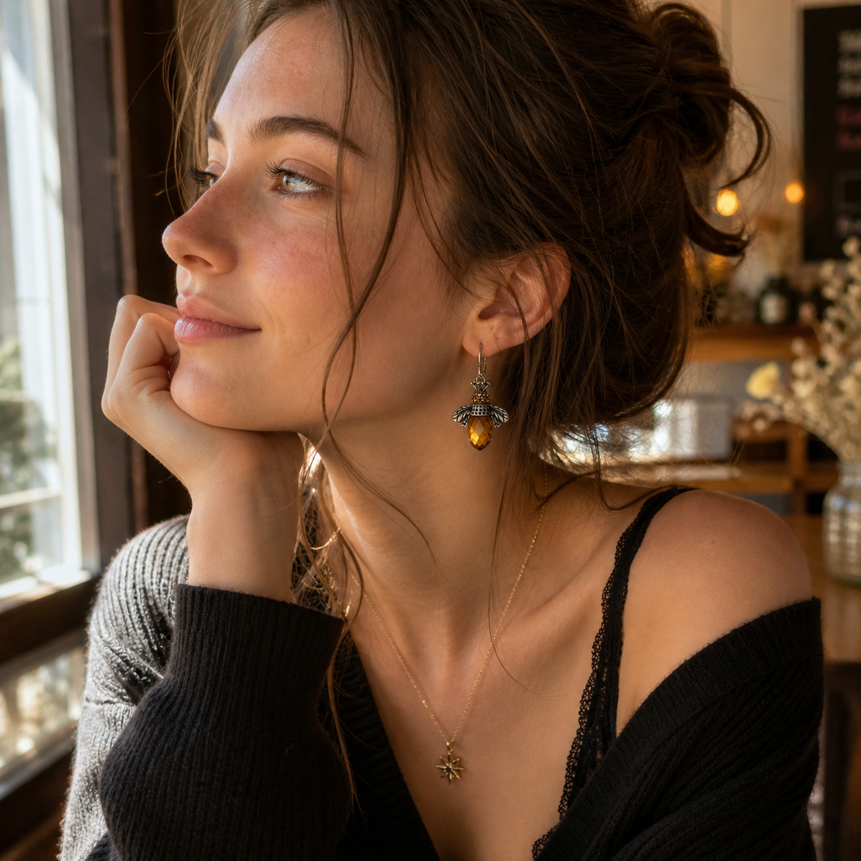 Honey Bee Earrings 🐝