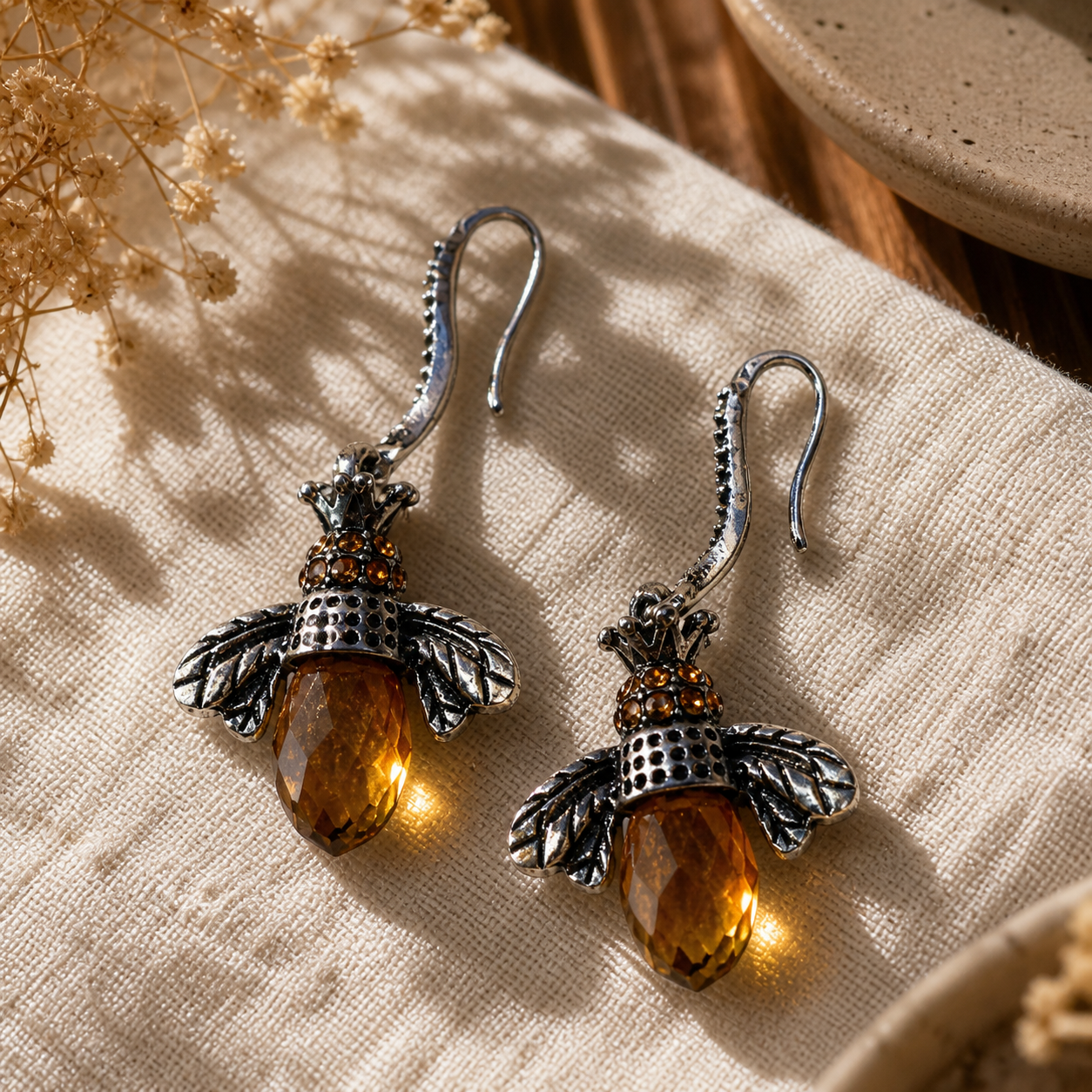 Honey Bee Earrings 🐝