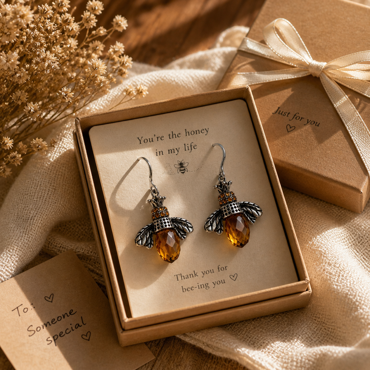 Honey Bee Earrings 🐝