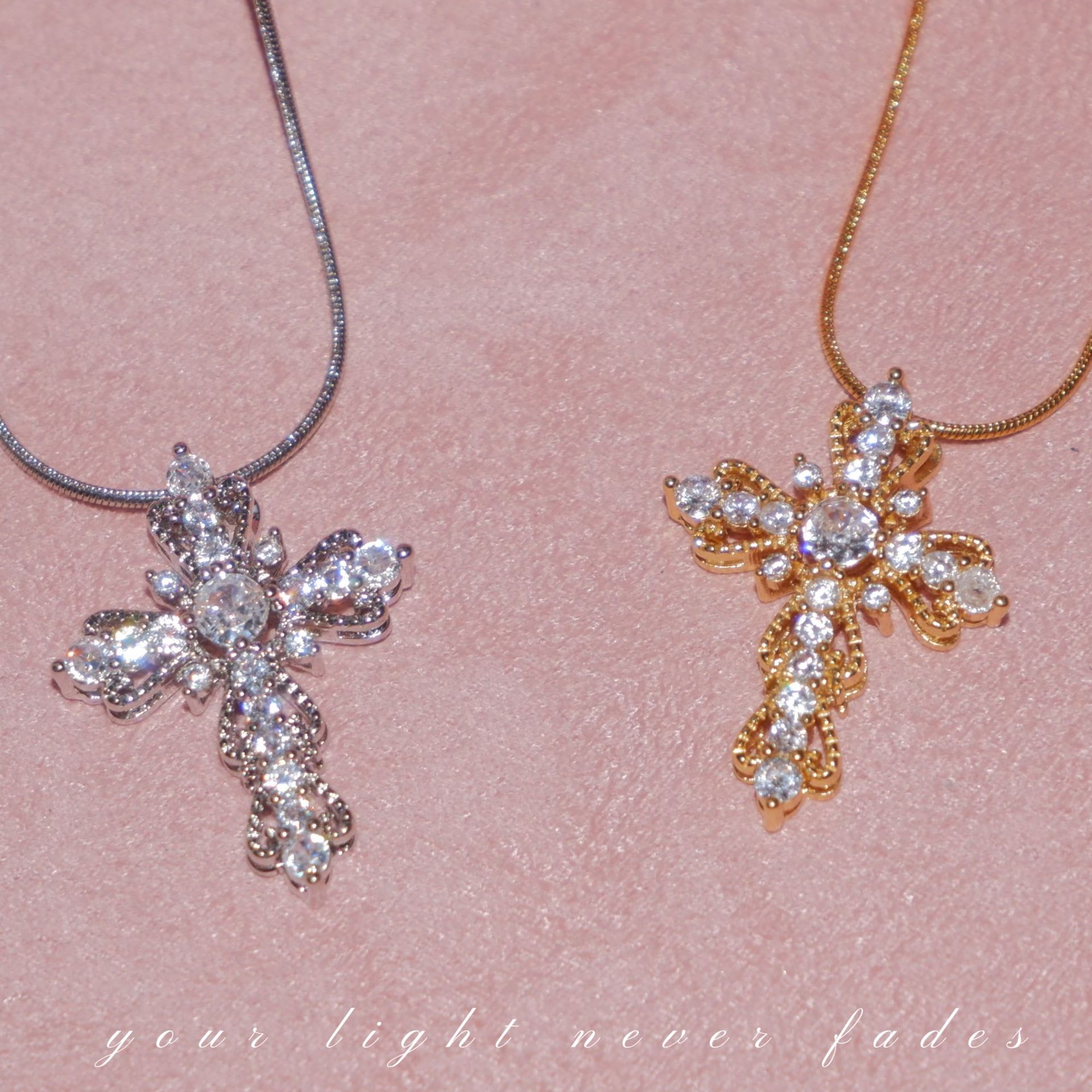 Celestial Cross Pendant | Urban Minimalist Necklace